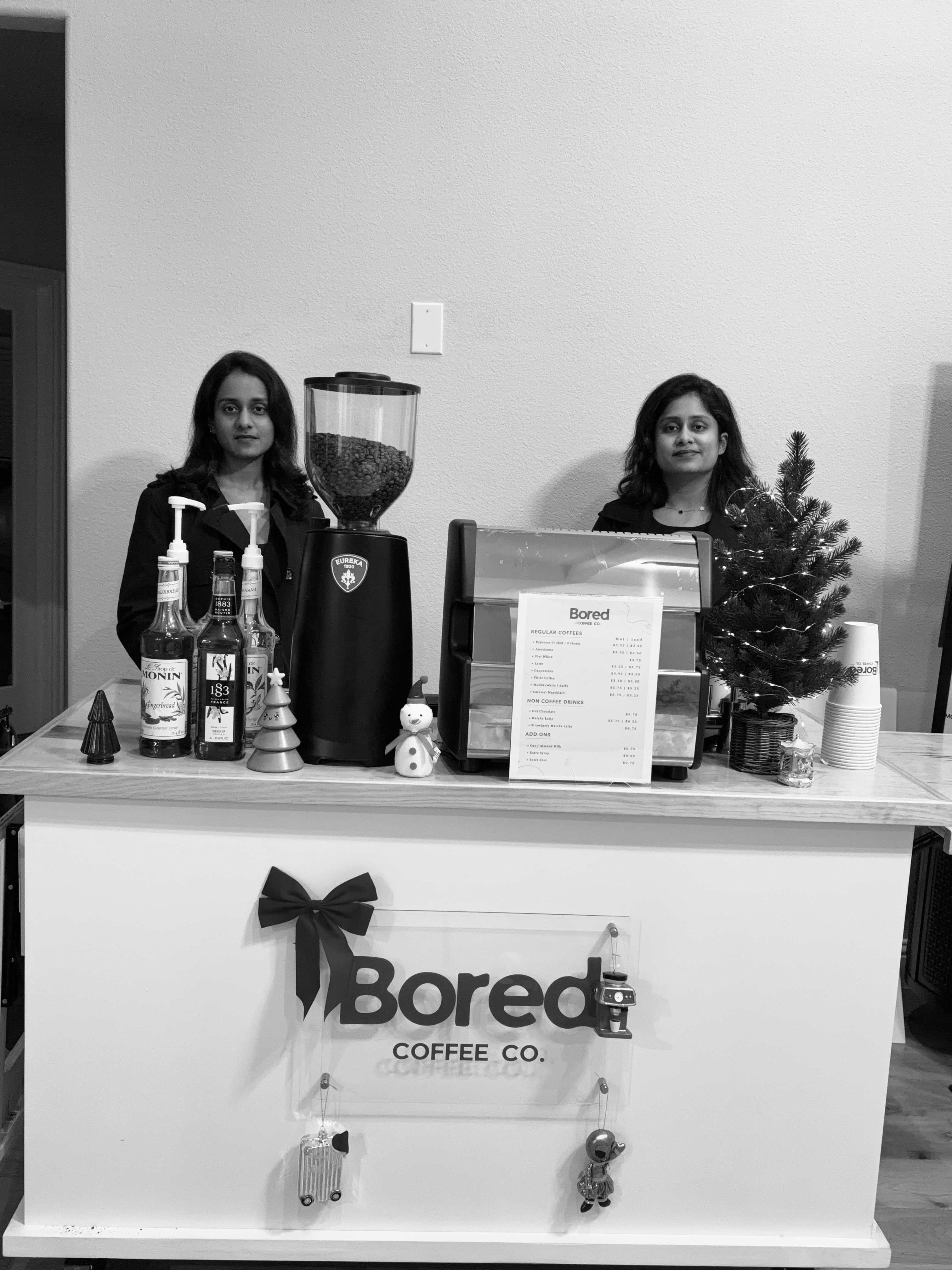 Coffee cart at an event